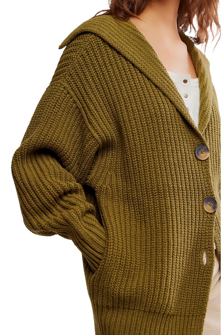 Swim Too Deep Cardigan, Alternate, color, OREGANO