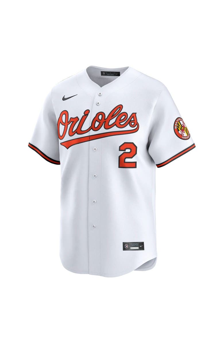 Nike Men's Nike Gunnar Henderson White Baltimore Orioles Home Limited Player Jersey, Alternate, color, White