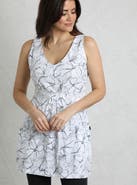 Weird Fish Indus Printed Jersey Tunic