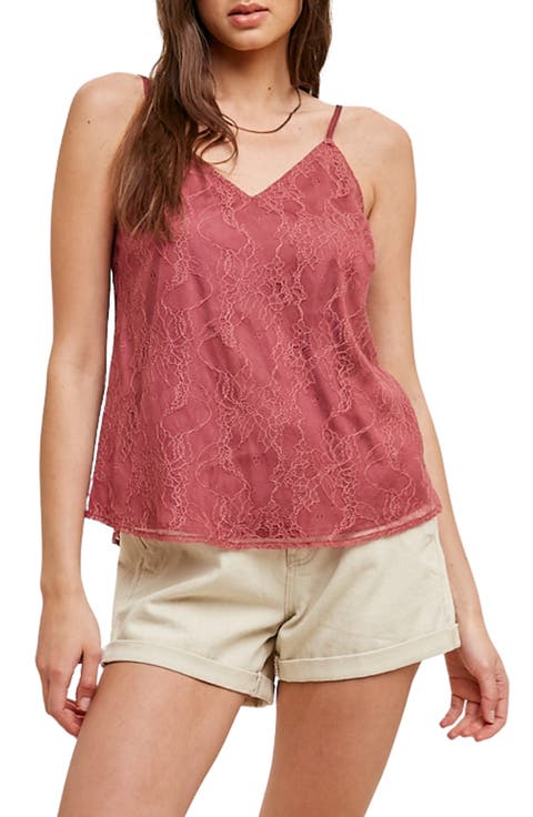 V-Neck Lace Camisole