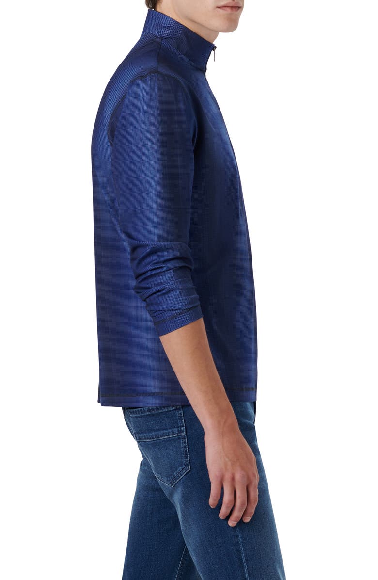 Bugatchi OoohCotton<sup>®</sup> Quarter Zip Pullover, Alternate, color,