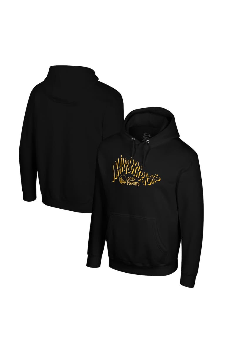 Stadium Essentials Unisex Stadium Essentials  Black Golden State Warriors 2025 NBA Playoffs Swish Pullover Hoodie, Main, color, 