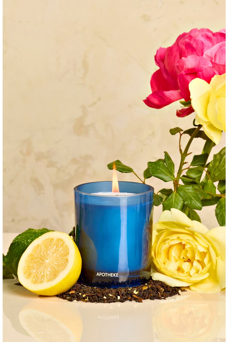 Earl Grey Bitters Petite Scented Candle, Alternate, color, BLUE