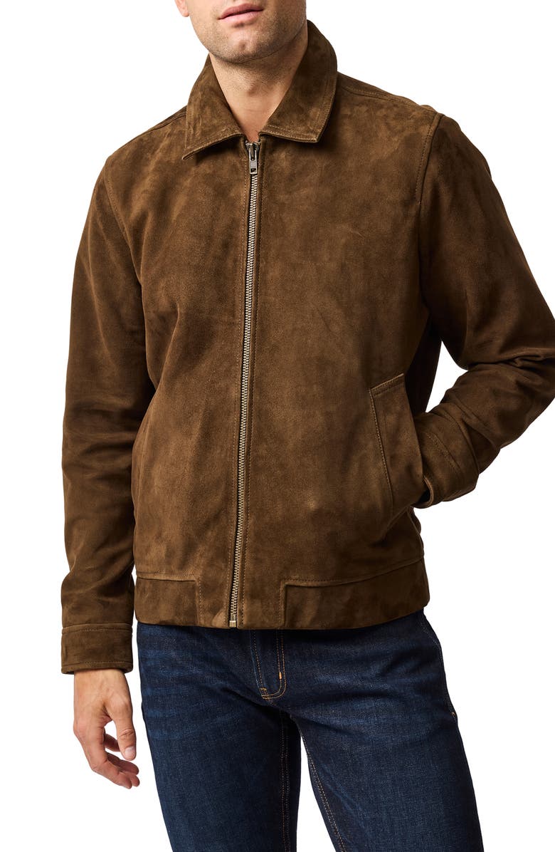 Rodd & Gunn Miro Bay Suede Jacket, Main, color, Walnut