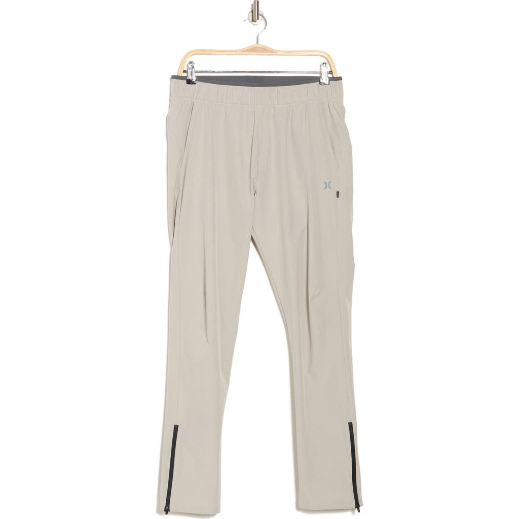 Hurley Exist Icon Water Repellent Zip Hem Pants In Sandstorm
