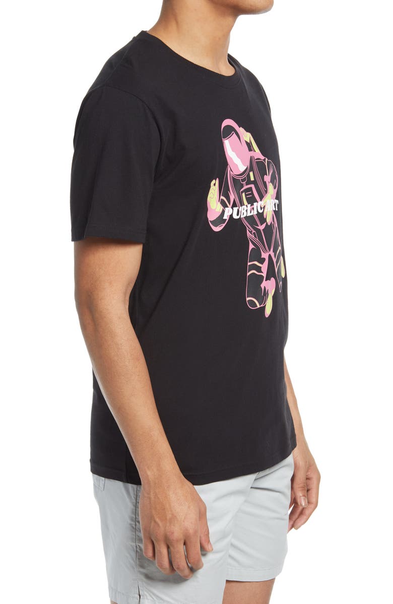 Public Art Men's Spaceman Graphic Tee, Alternate, color,