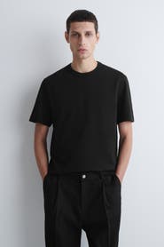 COS Interlock Cotton Crew-Neck T-Shirt