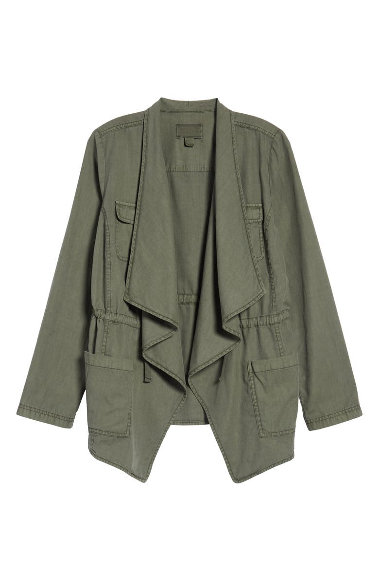 Caslon<sup>®</sup> Draped Utility Jacket, Alternate, color,
