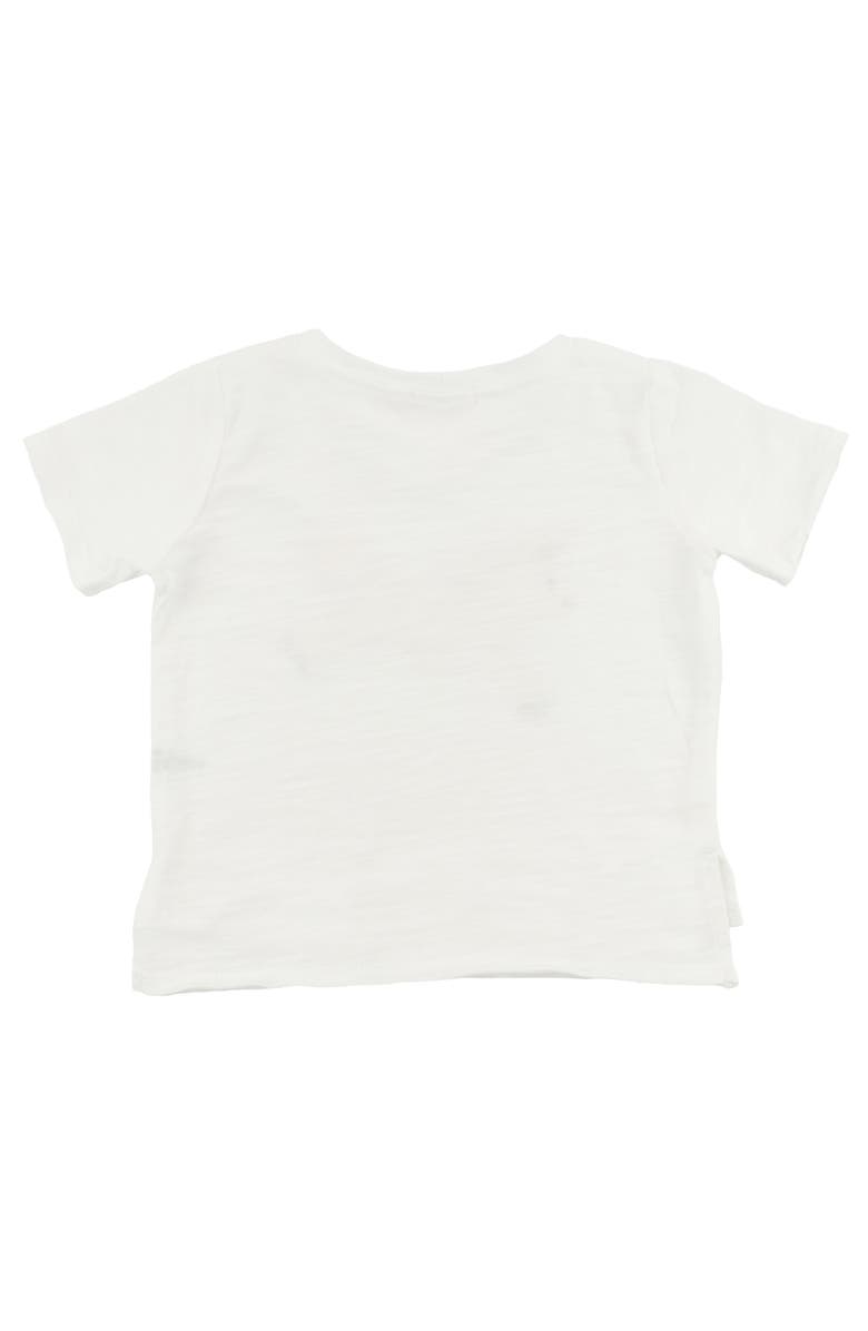 oh baby! Unicorn Raw Edge T-Shirt, Alternate, color, Cream