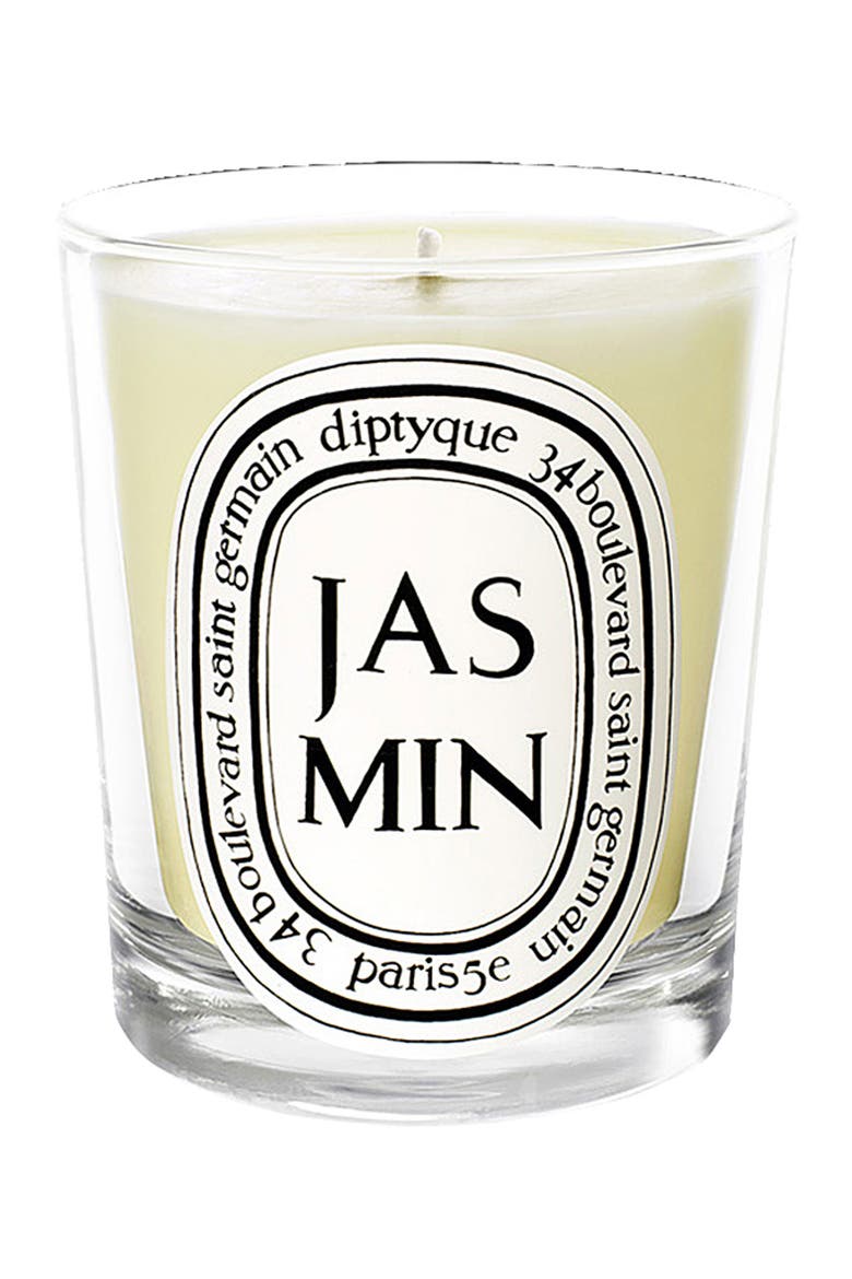 Jasmin (Jasmine) Scented Candle, Main, color, NO COLOR