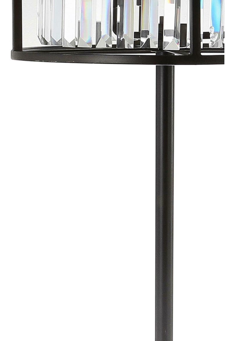 Bevin 63" Metal/Crystal LED Floor Lamp, Oil Rubbed Bronze/Crystal, Alternate, color, Oil Rubbed Bronze