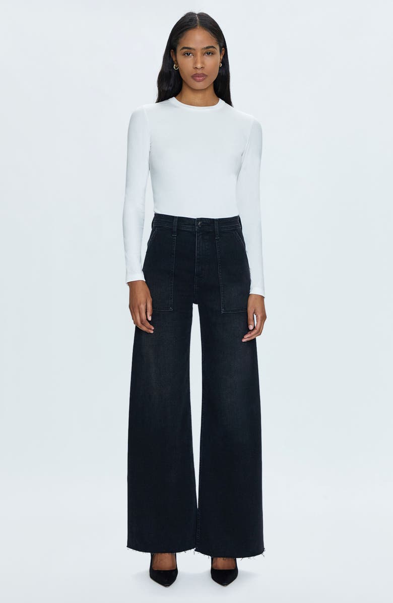 Pistola Penny Wide Leg Utility Jeans, Alternate, color, Collins