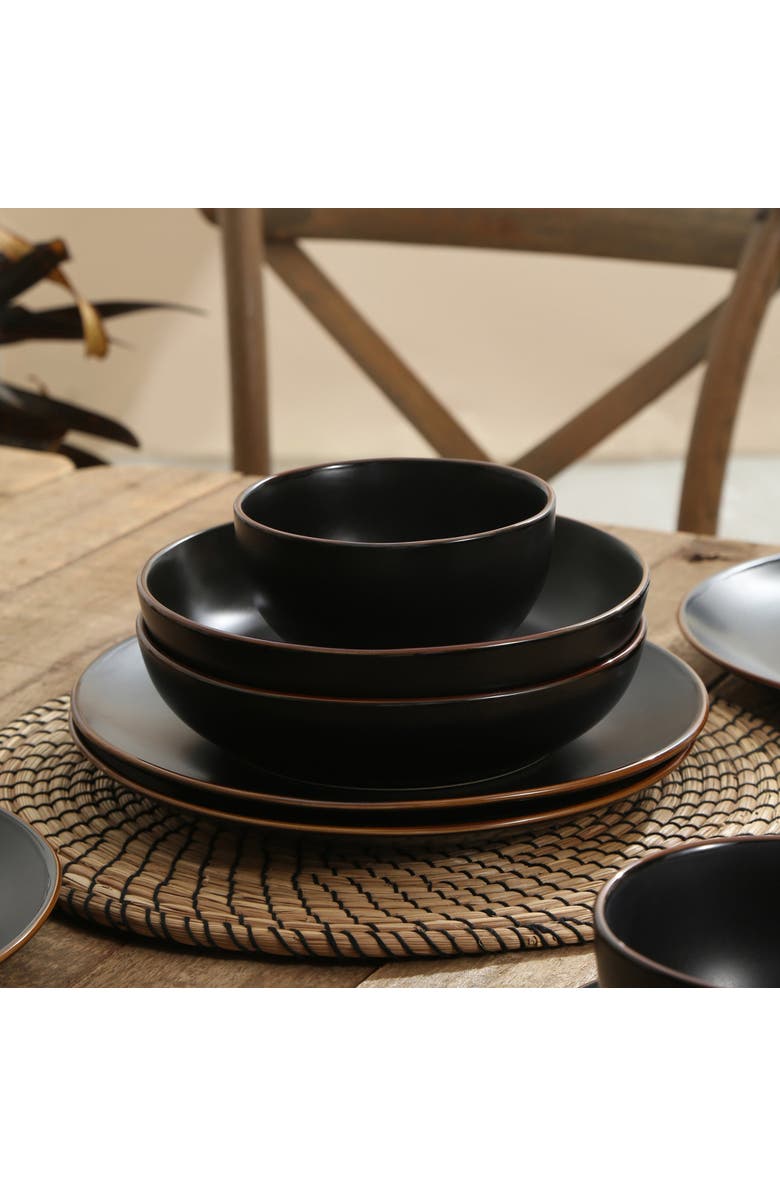 Stone Lain Brasa Stoneware 16-Piece Dinnerware Set, Alternate, color,
