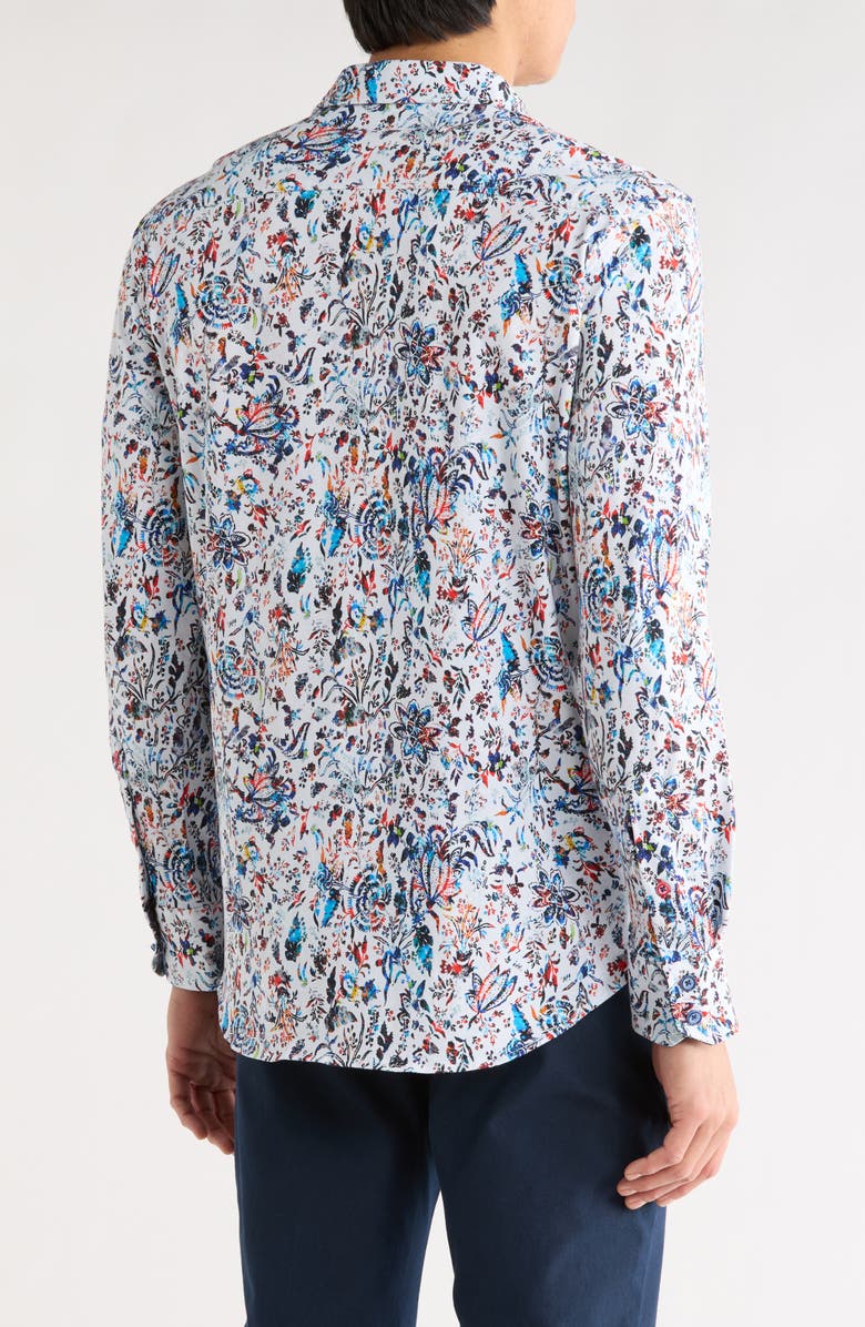 Robert Graham Gabe Stretch Button Up Shirt, Alternate, color, 