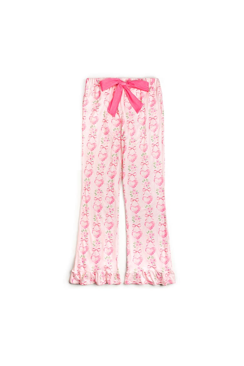 Heart Floral Trellis Women's Lounge Set, Alternate, color, Soft Pink