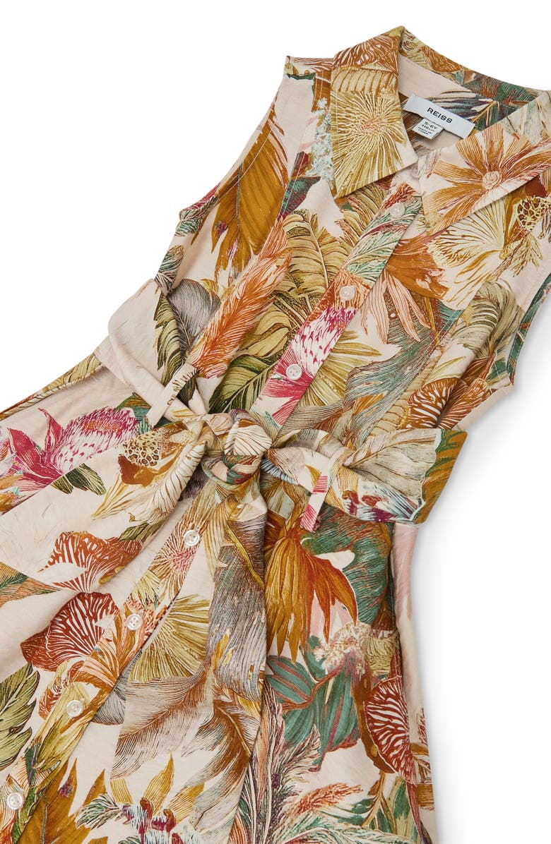 Reiss Morgan Shirt Dress, Alternate, color, Neutral