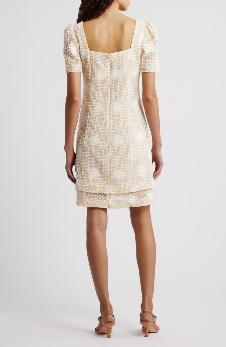 Vince Camuto Floral Short Sleeve Dress, Alternate, color,