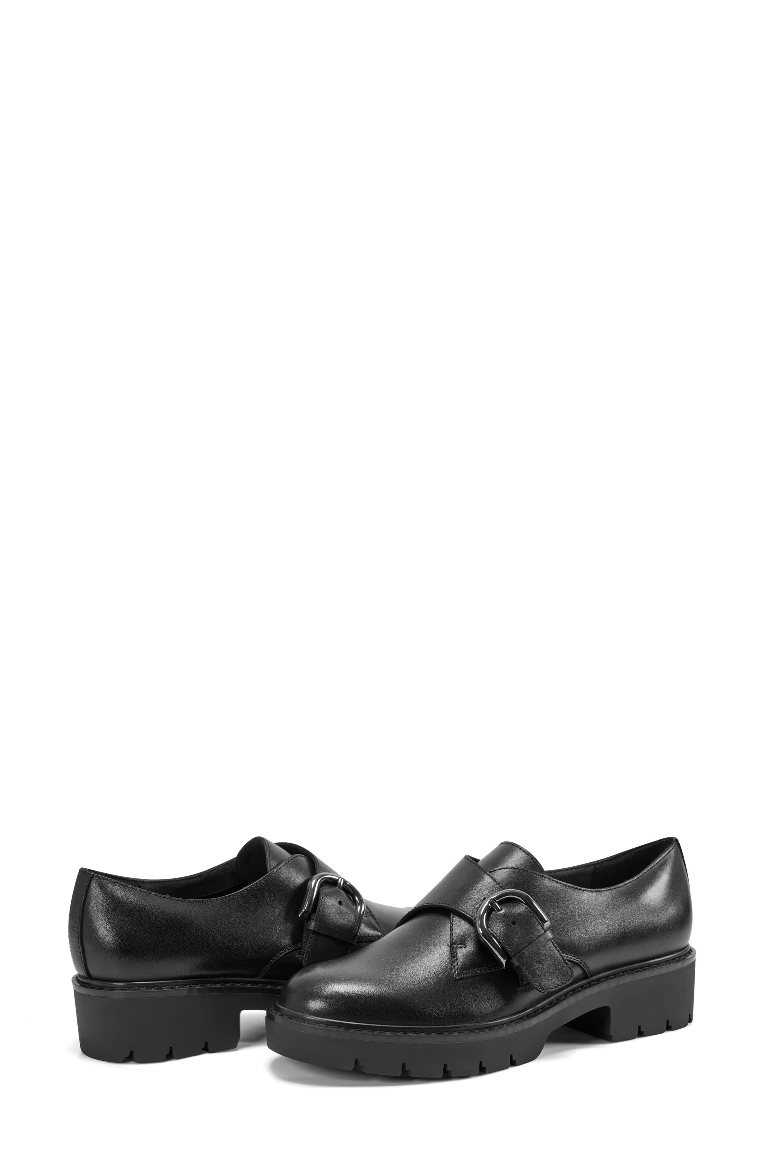 Easy Spirit Kasen Monk Strap Loafer, Alternate, color, Black