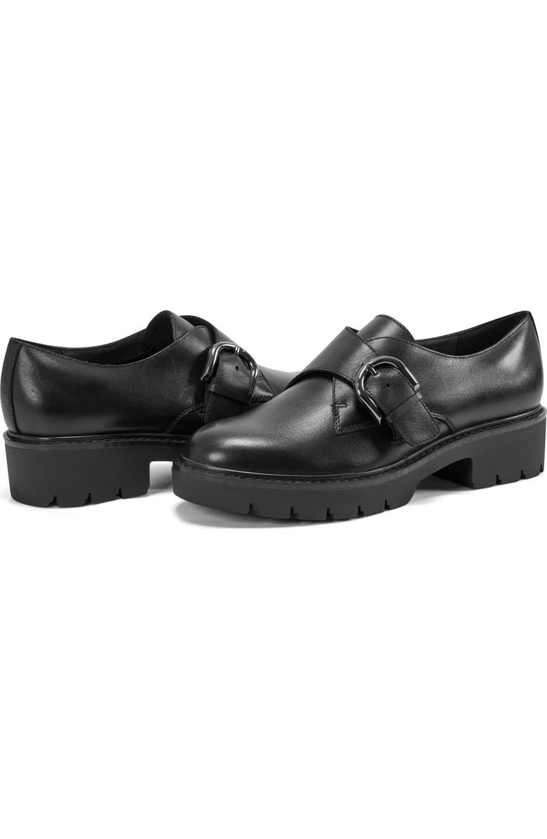 Easy Spirit Kasen Monk Strap Loafer, Alternate, color, Black