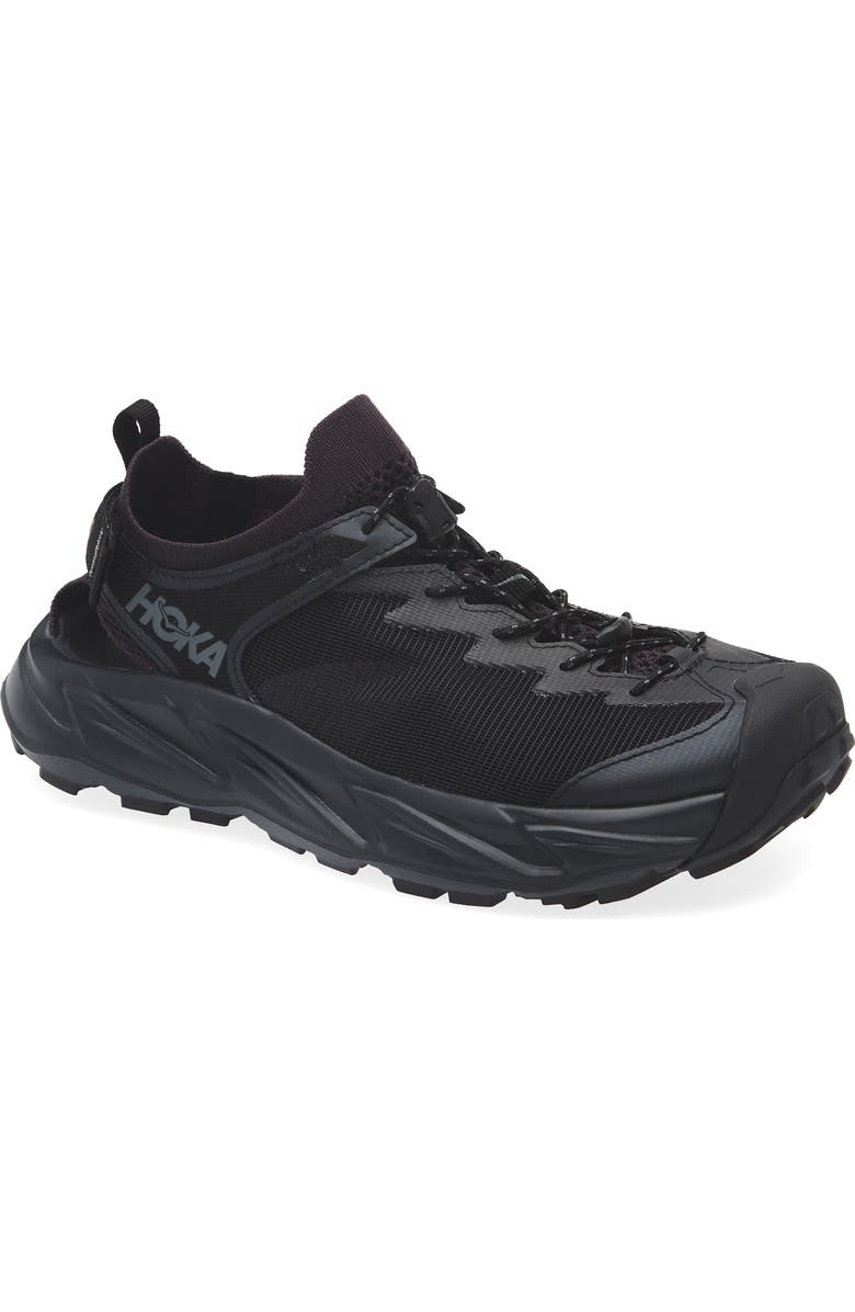 HOKA Hopara 2 Hiking Sandal, Main, color, Black / Black