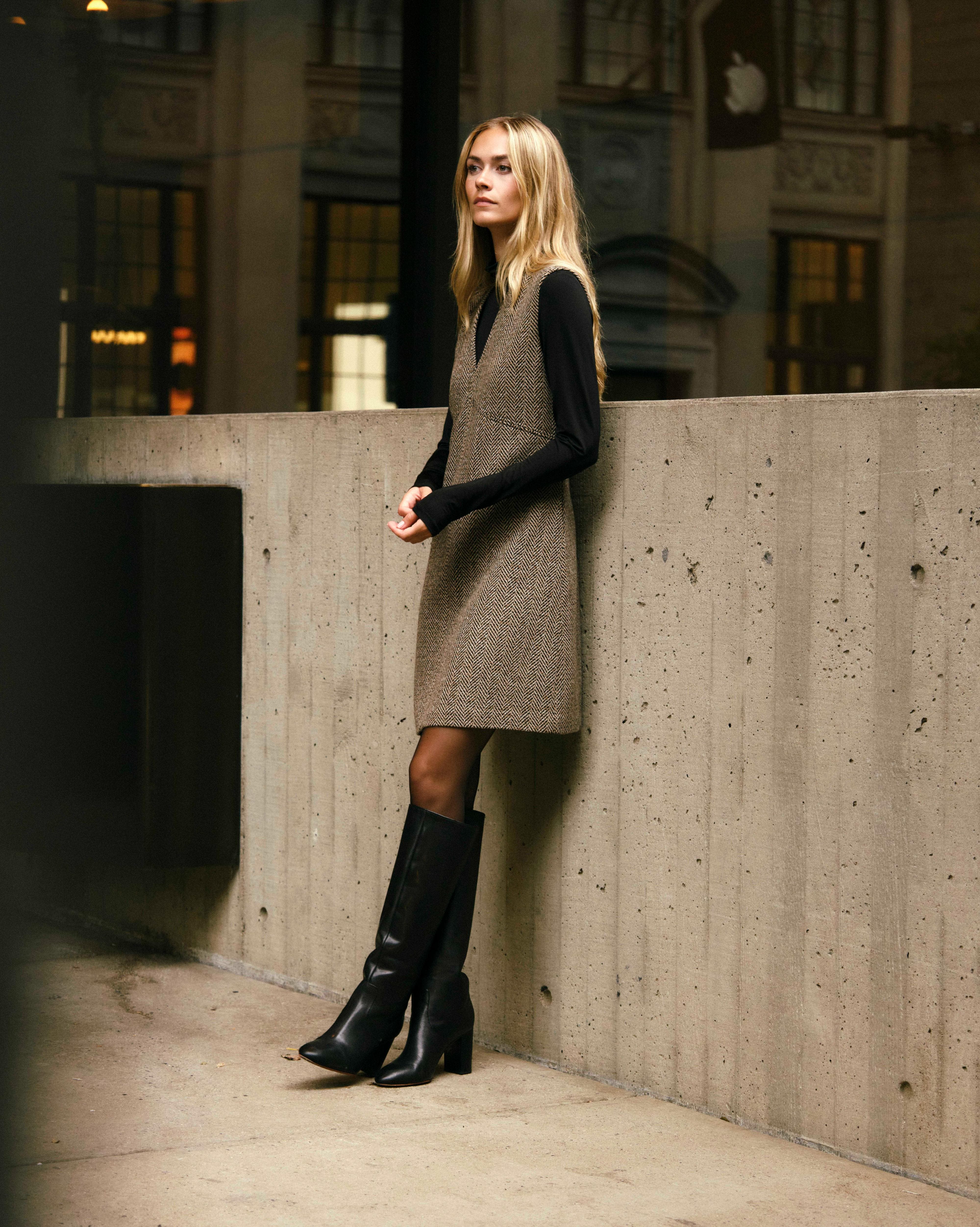 Cartolina Tate Tweed Mini Dress (Women) | Nordstrom