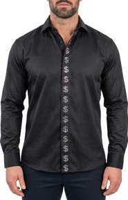 Maceoo Stone Dollar Button-Up Shirt