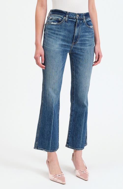 Daze Soho High Waist Ankle Flare Jeans In Rush Hour