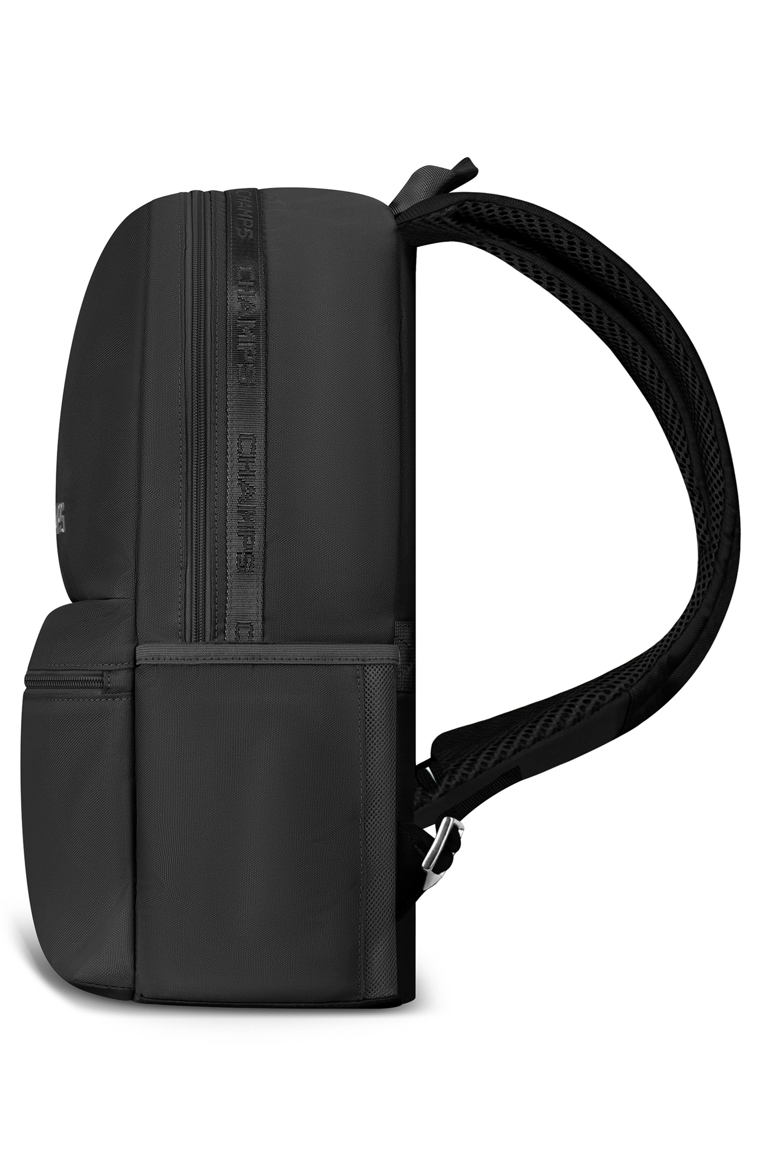 CHAMPS Essentials Nylon Backpack, Alternate, color, Black