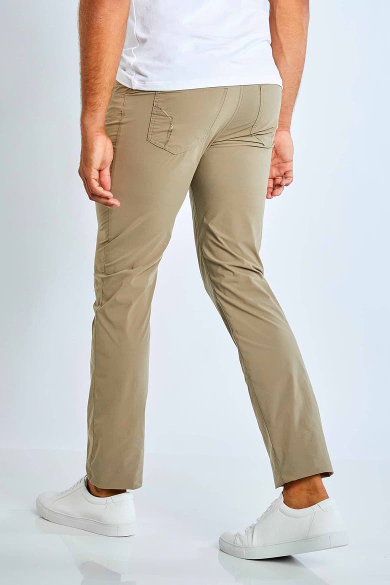 Alessio Five Pocket Jean Style Pant, Alternate, color, Khaki
