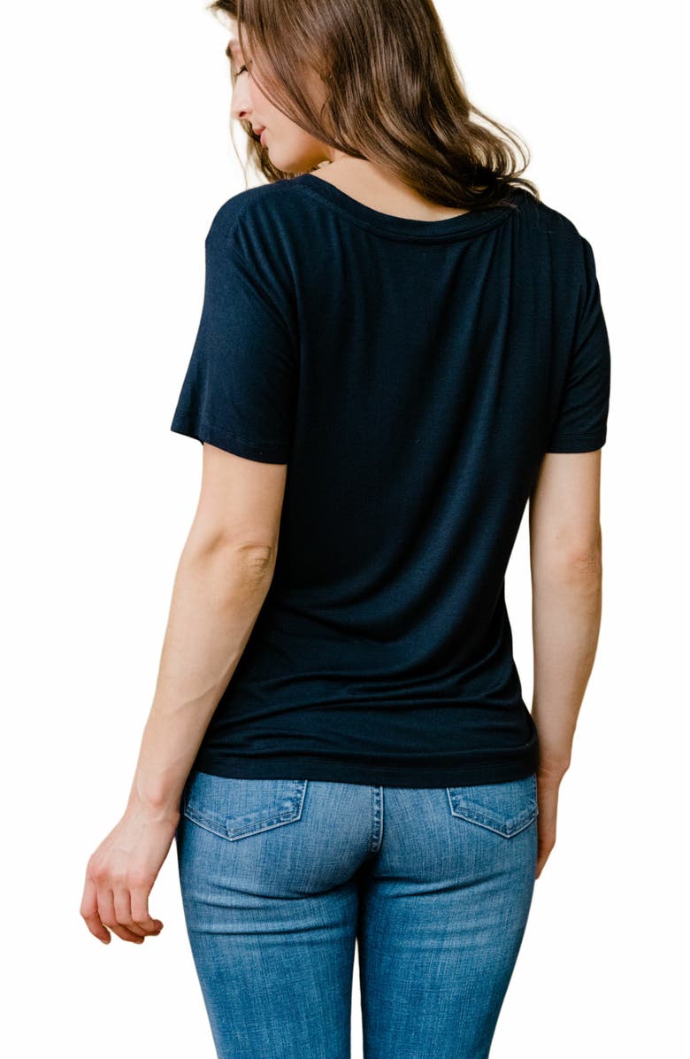 ABLE Mae Drapey Tee, Alternate, color, 