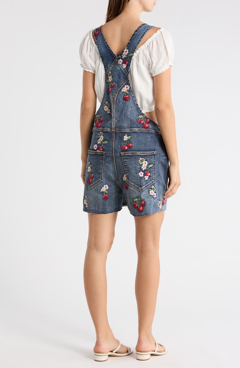 Driftwood Denim Shortalls, Alternate, color, Dark Wash