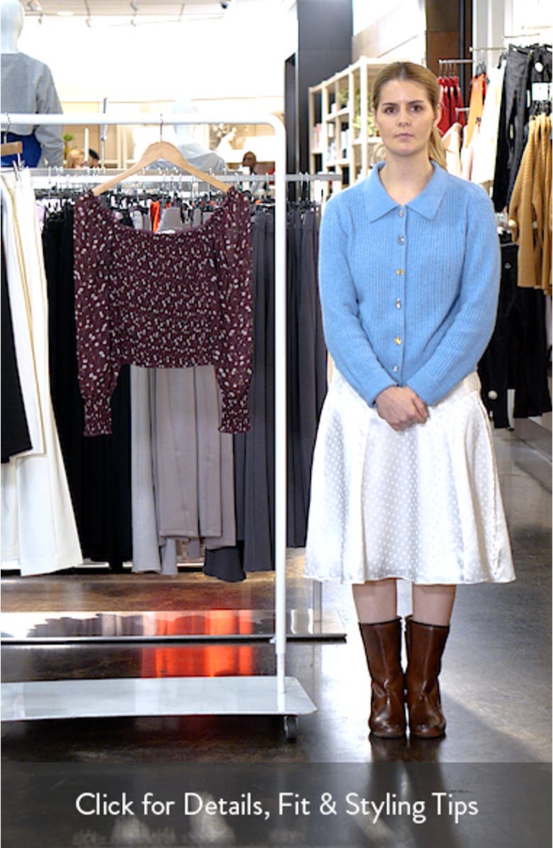 Greta Floral Smocked Top, sales video thumbnail