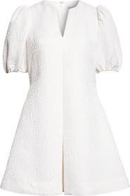 Stine Goya Textured Fit & Flare Minidress
