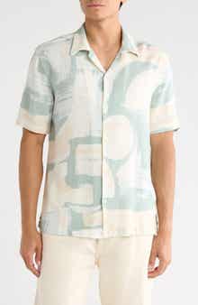Watercolor Camp Shirt