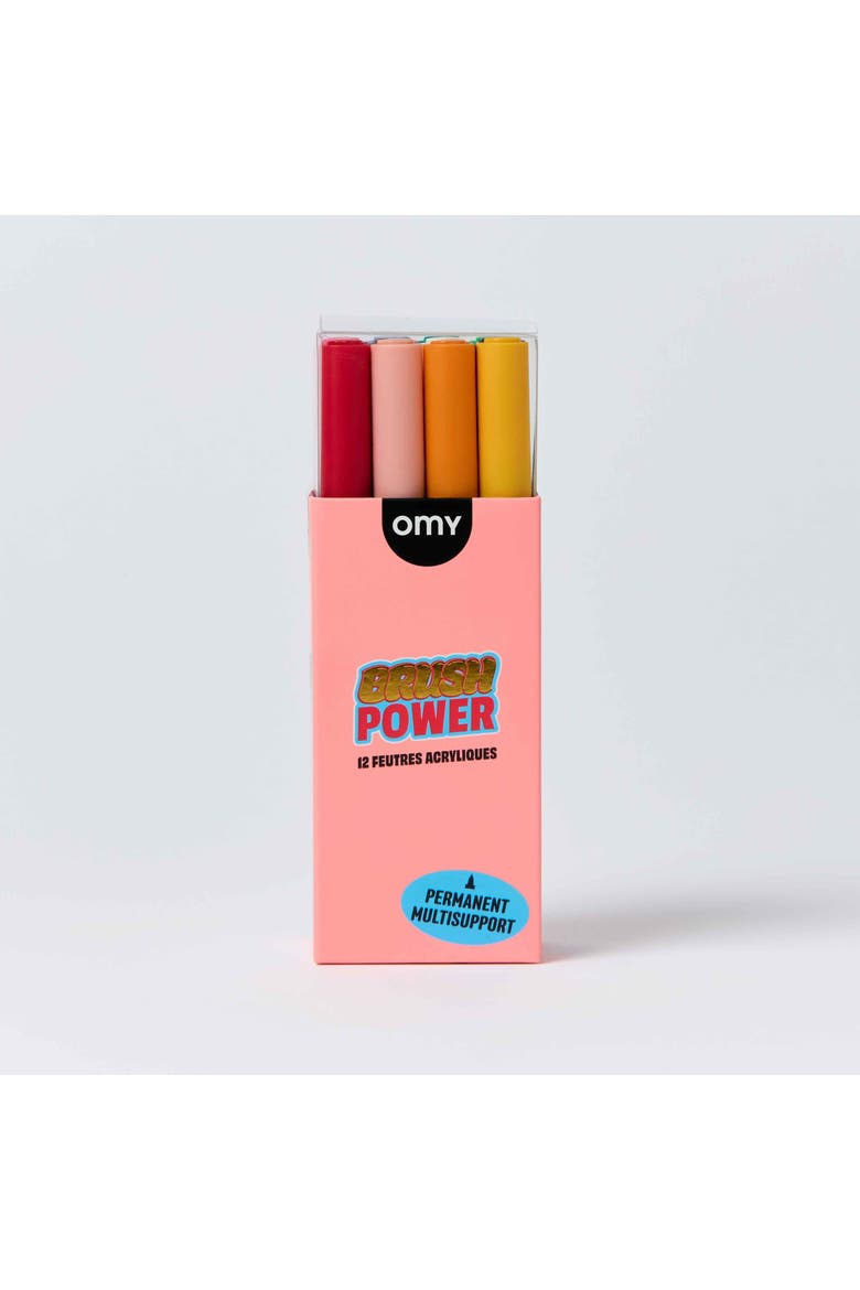 12 Acrylic Markers, Main, color, Multi