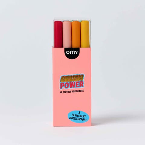 12 Acrylic Markers