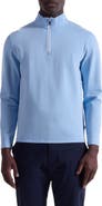 Bugatchi Solid Quarter Zip Pullover