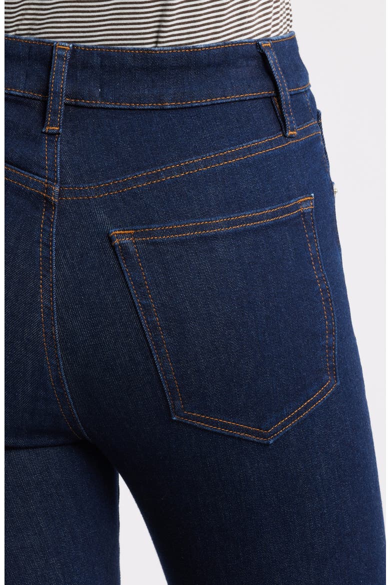 The Reboot High Waist Crop Flare Jeans, Alternate, color, RINSE