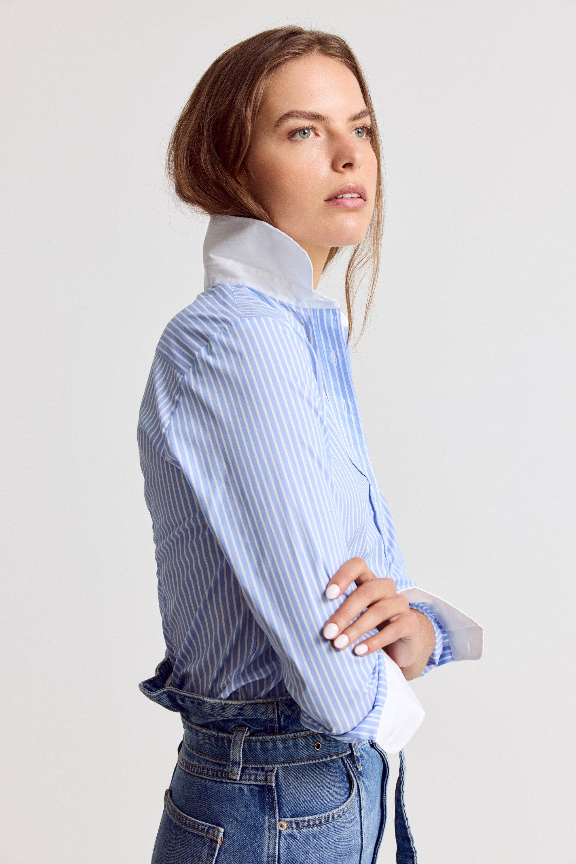 The Shirt by Rochelle Behrens The Icon Shirt in Stripe (Women) | Nordstrom