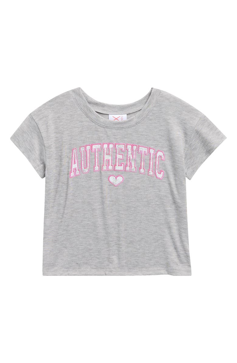LUX Tees Kids' Authentic Graphic T-Shirt, Main, color, Heather Grey