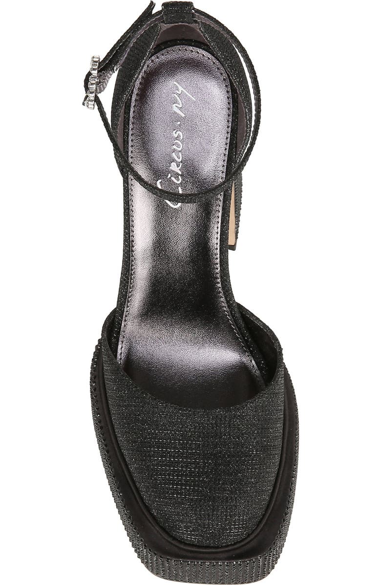 Circus NY by Sam Edelman Bailey Jewel Platform Sandal, Alternate, color, Black