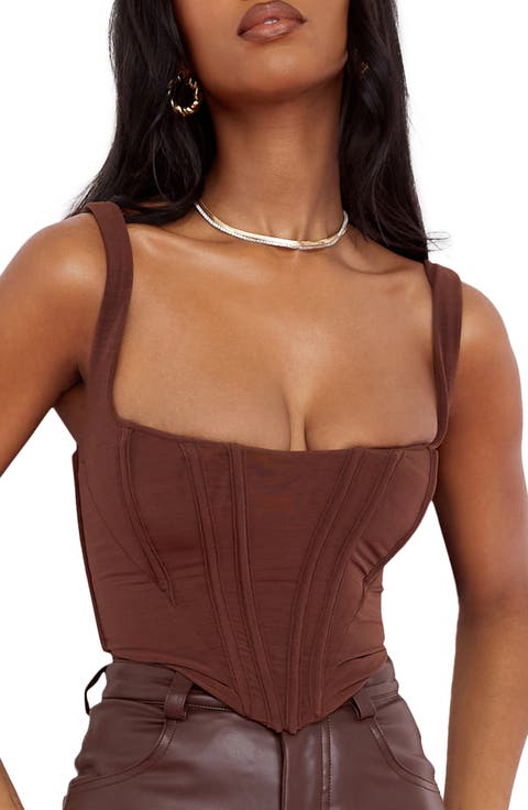 Ninetta Mesh Corset Top