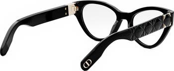 DIOR キャットアイフレムメカネ DIORPRISMEOB1I 4900 Dior Lady 9522O B1I Cat Eye Glasses | Fashion Eyewear US