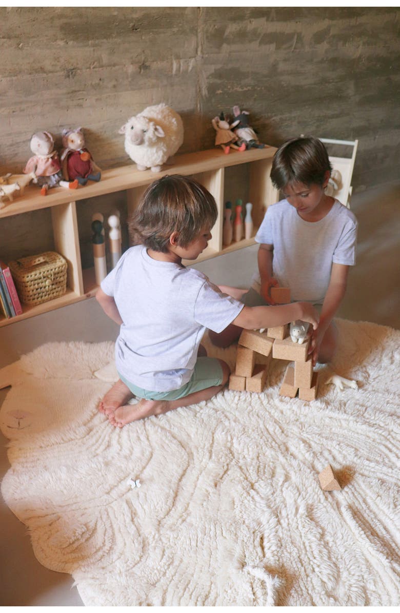 Lorena Canals Washable Sheep Wool Sheep Rug, Alternate, color, Sheep White