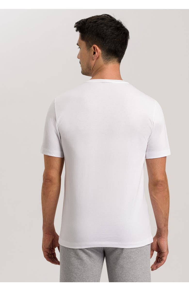 Hanro Living Shirts Cotton Crew Neck T-Shirt, Alternate, color, White