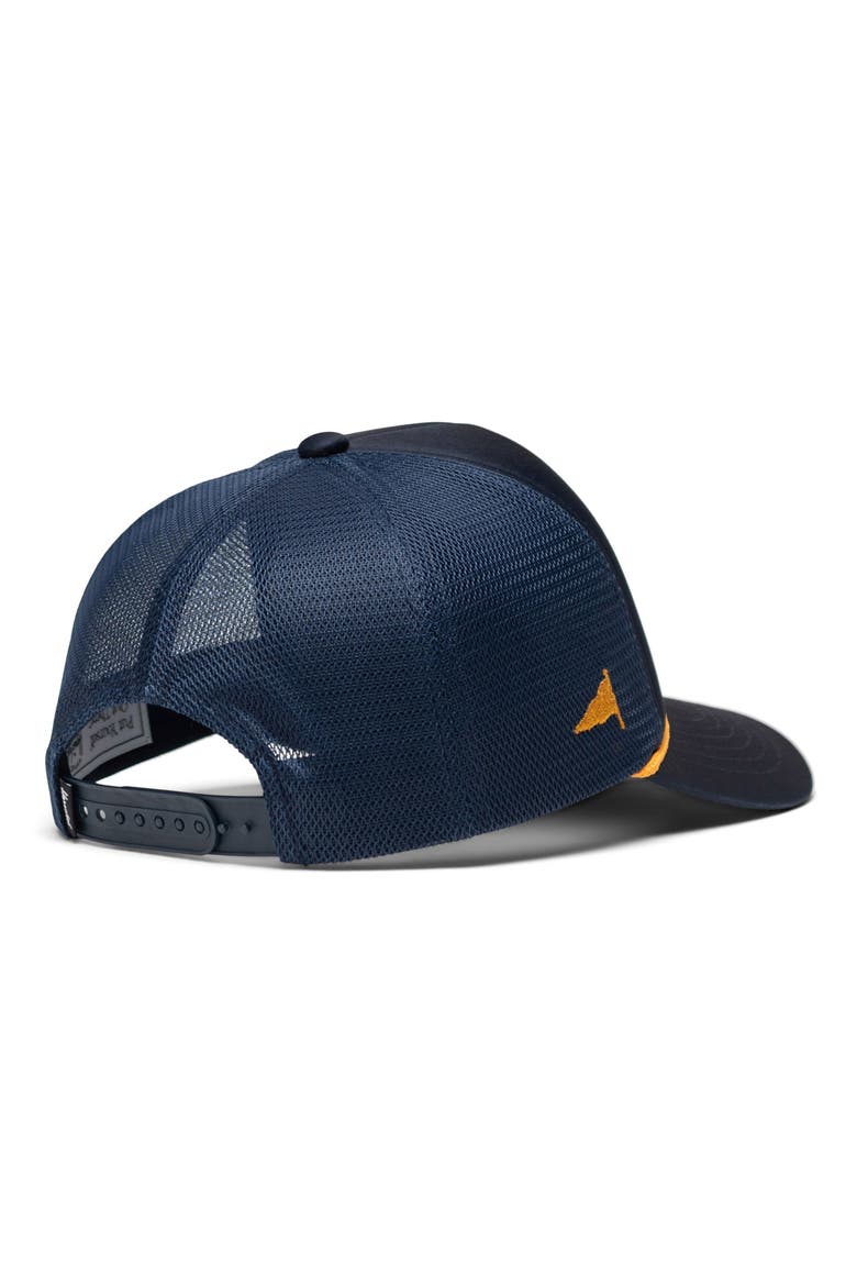 Marina Mesh Yachting Snapback Cap, Alternate, color, DARKEST NAVY