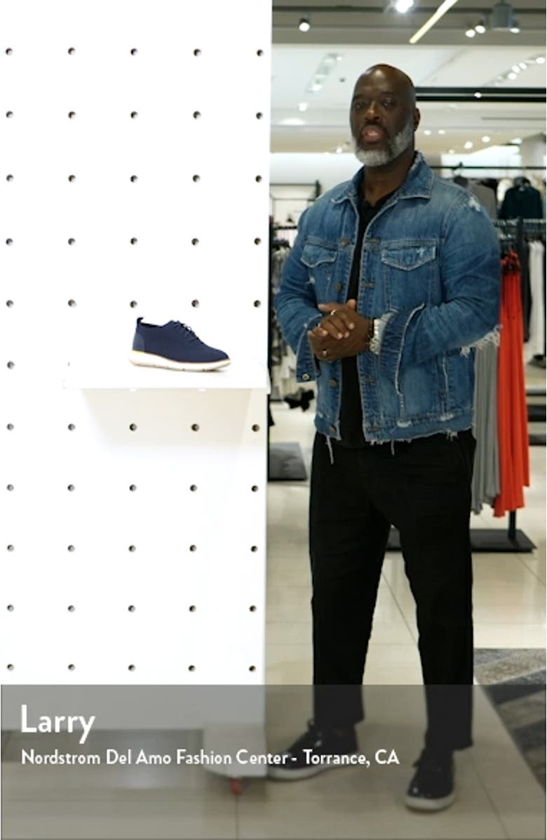 ZERØGRAND Stitchlite Wingtip Oxford Sneaker