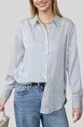 Blu Pepper Stripe Button-Up Shirt