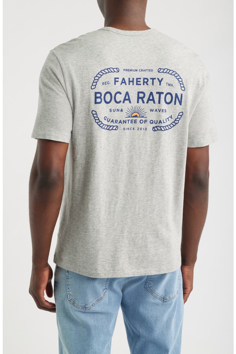 Sunwashed Boca Raton Graphic Pocket T-Shirt, Alternate, color, GRANITE HEATHER