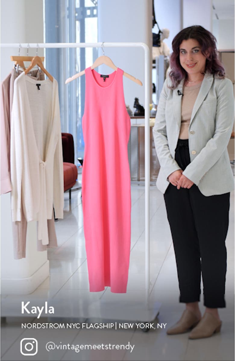 Asher Rib Tank Dress, sales video thumbnail